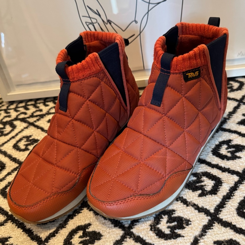 Teva Orange Quilted Slip-On Footwear - Picture 2 of 6